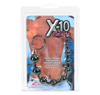 Plug/kulki-X-10 BEADS BLACK